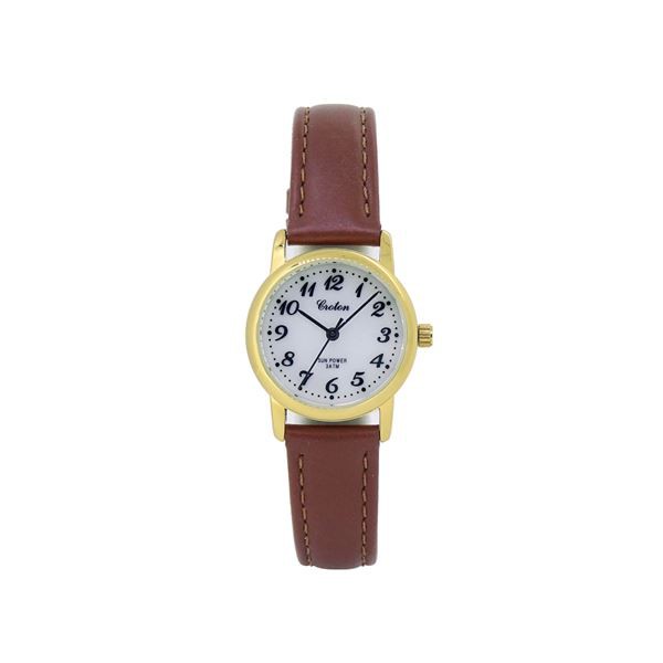 送料無料 CROTON 最適な価格 クロトン ソーラー腕時計レディース 女性 ファッション:腕時計:レディース 3針 RT-176L-02 完璧