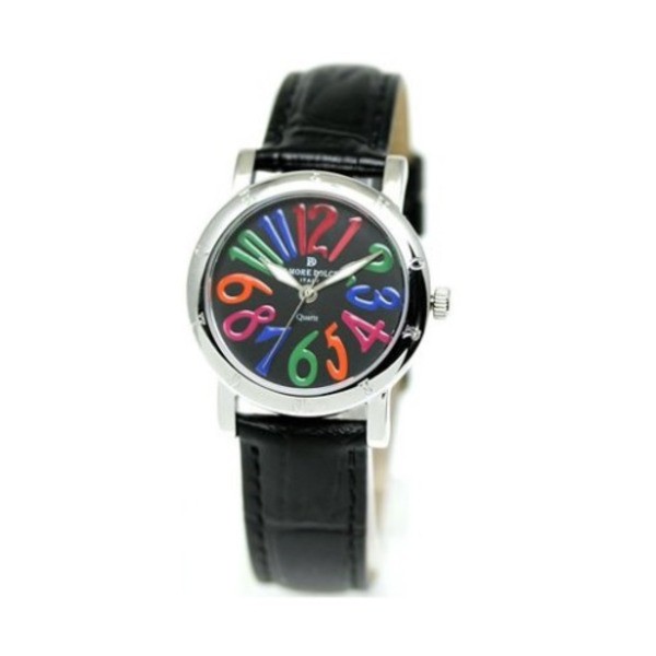 送料無料 残りわずか 【54%OFF!】 AMORE DOLCE アモーレドルチェ レディース BK 腕時計 女性 AD18303-SSBKCL ファッション:腕時計:レディース