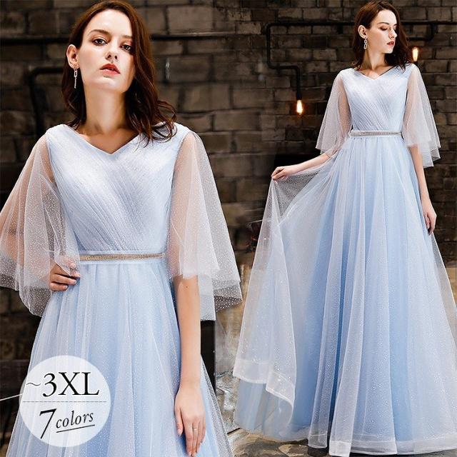 残りわずか ロングドレス 披露宴 母親 レディース 大きいサイズ パーティードレス 結婚式 ワンピース 発表会