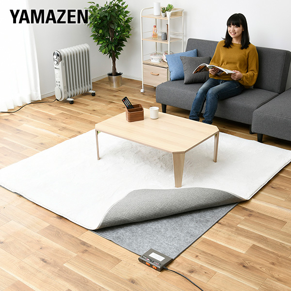 ディズニープリンセスのベビーグッズも大集合 ホットカーペット 制菌 消臭 電気カーペット ホットカーペット 敷く消臭元 Yamazen 山善 3畳タイプ ふわふわ省エネタイプ ホットカーペット