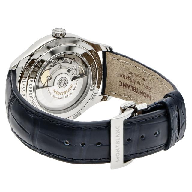 人気ブランドの新作 腕時計 Montblanc モンブラン ブルー メンズ Heritage 腕時計メンズ