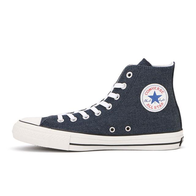 コンバース CONVERSE オールスター 100 オカヤマデニム ハイ ALL STAR 100 OKAYAMA DENIM HI スニーカー メンズ レディース インディゴ 32961166 送料無料