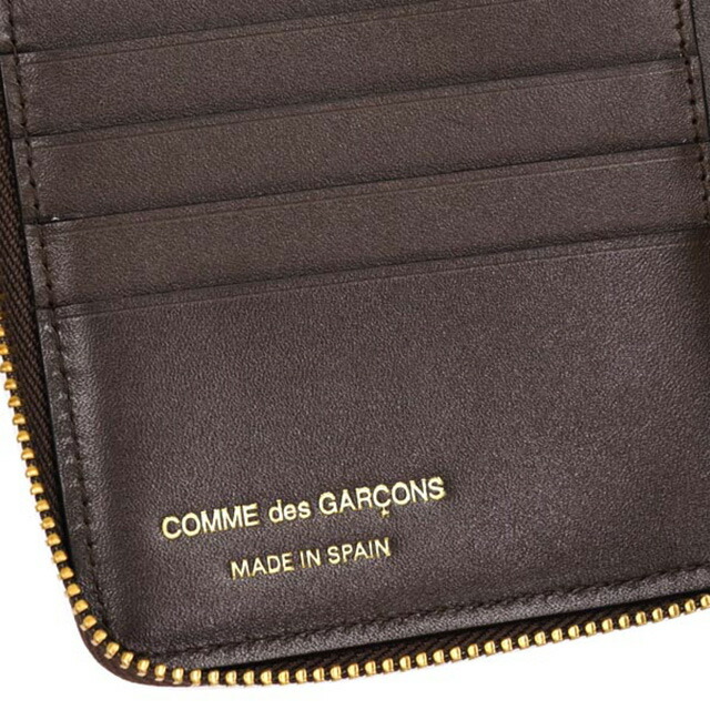 コム デ ギャルソン COMME des GARCONS ラウンドファスナー 二つ折り財布 CLASSIC ブラウン cdg-sa2100-brow