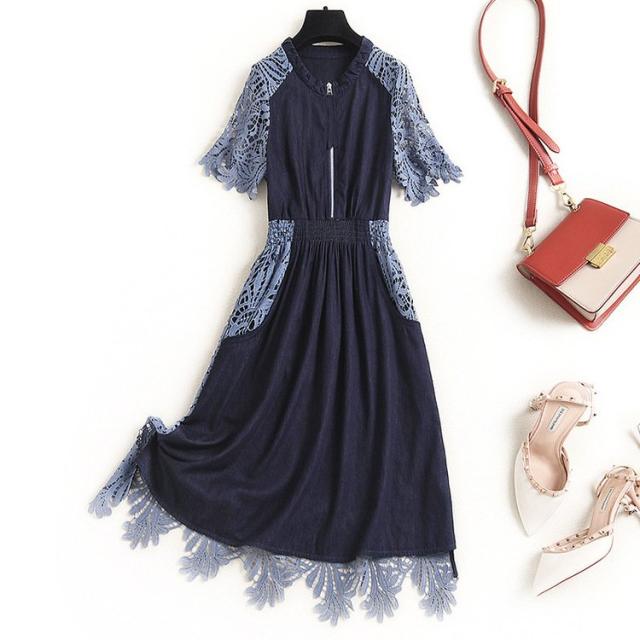 数量限定 ワンピース レディース 半袖 レース フリル エレガント Ol 通勤 オフィス お出かけ お呼ばれ 式 代 30代 40代 好評継続中 Arnabmobility Com