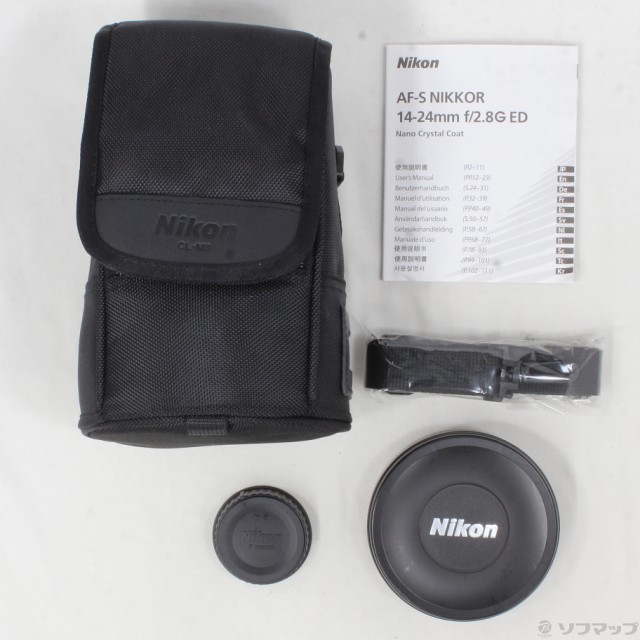 ズームレン (中古)Nikon Nikon AF-S 14-24mm F2.8 G ED(262-ud)の通販はau PAY マーケット - ソフマップ｜商品ロットナンバー：498681048 レンズ