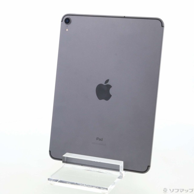 (中古)Apple iPad Pro 11インチ 64GB スペースグレイ MU0M2J/A SoftBankロック解除SIMフリー(247-ud)