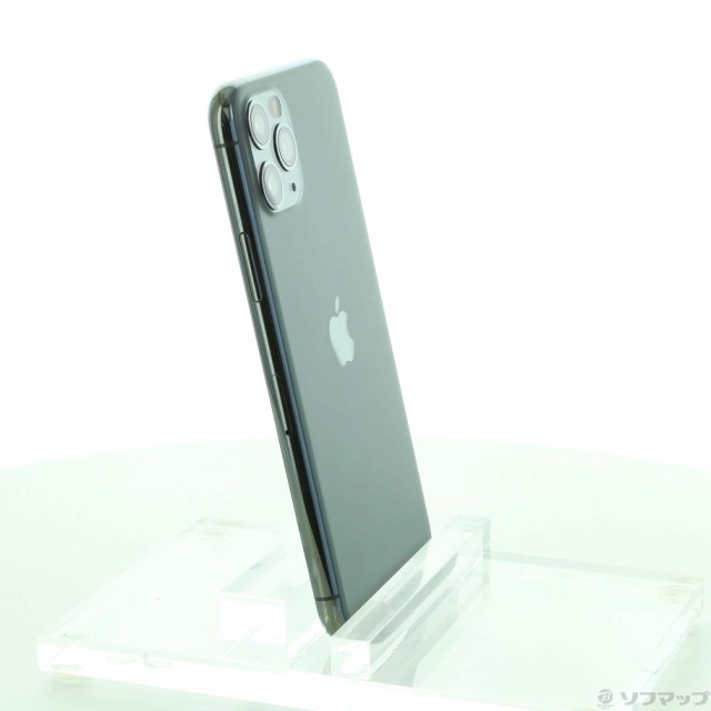 (中古)Apple iPhone11 Pro 64GB ミッドナイトグリーン MWC62J/A SIMフリー(262-ud)の通販はau