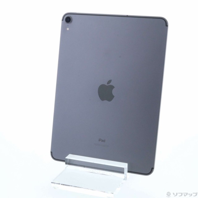 (中古)Apple iPad Pro 11インチ 256GB スペースグレイ MU102J/A auロック解除SIMフリー(349-ud)