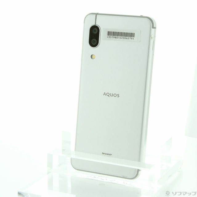 SHARP AQUOS sense3 64GB シルバーホワイト SHV45 auロック解除SIM