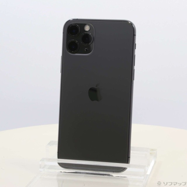 (中古)Apple iPhone11 Pro 256GB スペースグレイ MWC72J/A SIMフリー(247-ud)