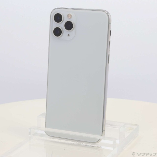 (中古)Apple iPhone11 Pro 64GB シルバー MWC32J/A SIMフリー(247-ud)