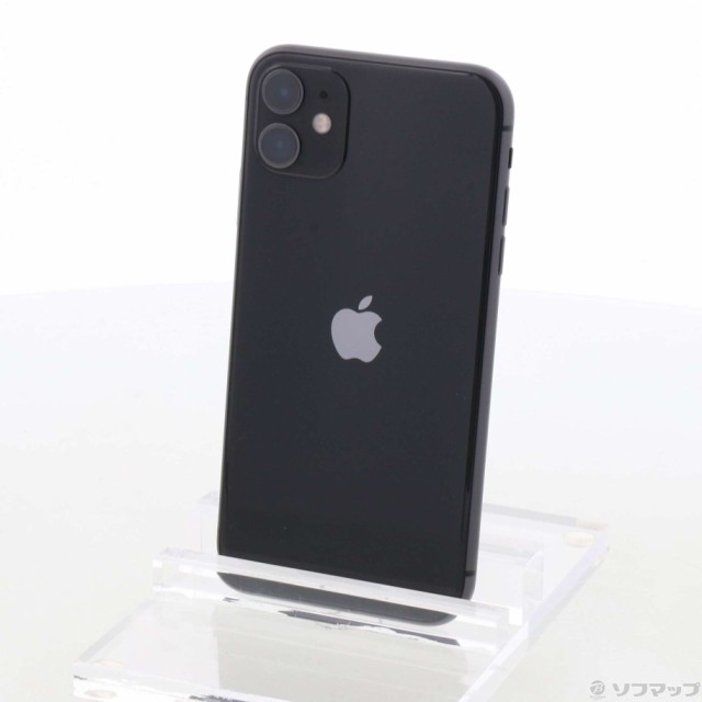 (中古)Apple (展示品) iPhone11 64GB ブラック 3F952J/A SIMフリー(247-ud)