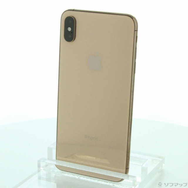 (中古)Apple iPhoneXS Max 256GB ゴールド MT6W2J/A SIMフリー(247-ud)