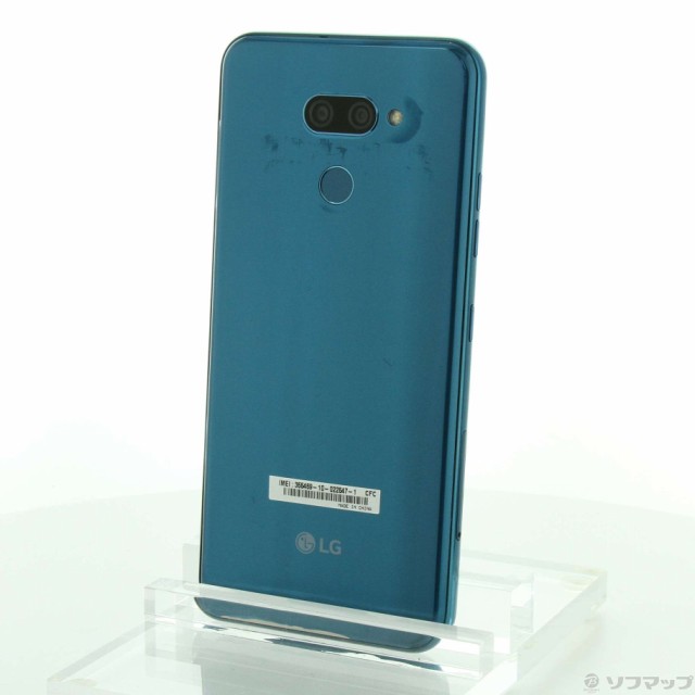 (中古)LG LG K50 32GB スペースブルー SBLGK50 SoftBank(377-ud)