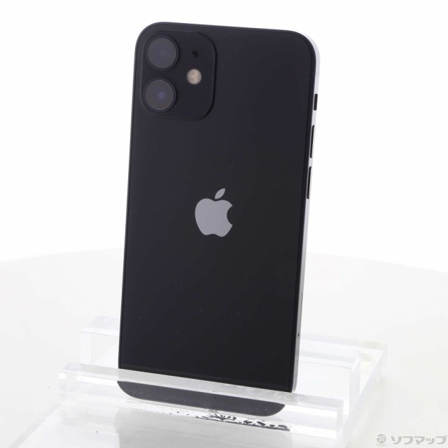 (中古)Apple iPhone12 mini 128GB ブラック MGDJ3J/A SIMフリー(247-ud)