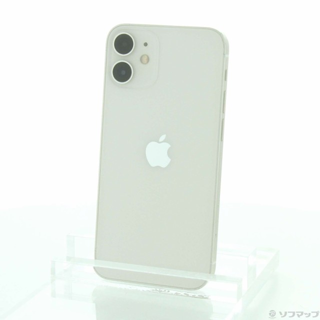 (中古)Apple iPhone12 mini 128GB ホワイト MGDM3J/A SIMフリー(247-ud)