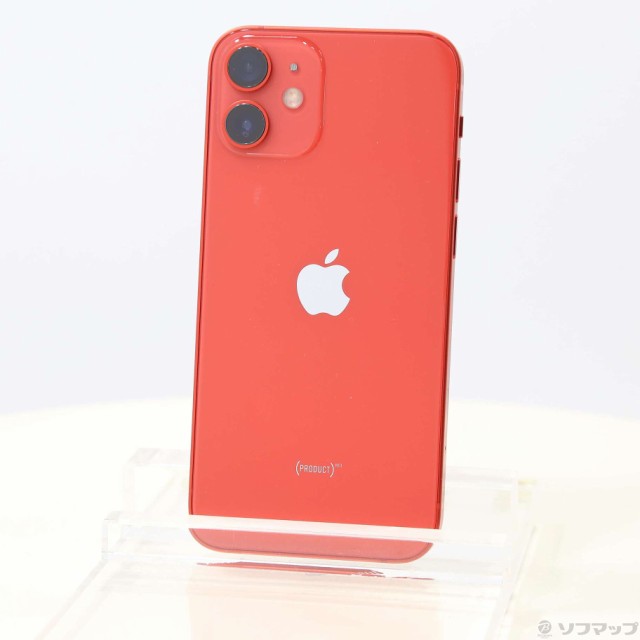 (中古)Apple (展示品) iPhone12 mini 128GB プロダクトレッド MGDN3J/A SIMフリー(247-ud)