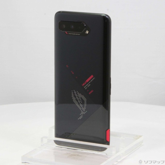 (中古)ASUS ROG Phone 5 256GB ファントムブラック ZS673KS-BK256R16 SIMフリー(220-ud)