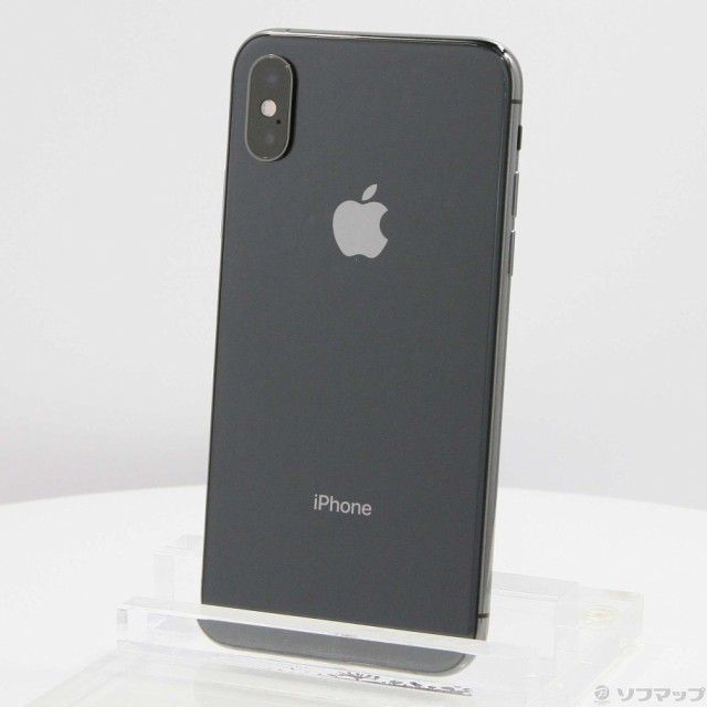 iPhone XS 256GB スペースグレイ　SIMフリー メーカー認定整備済