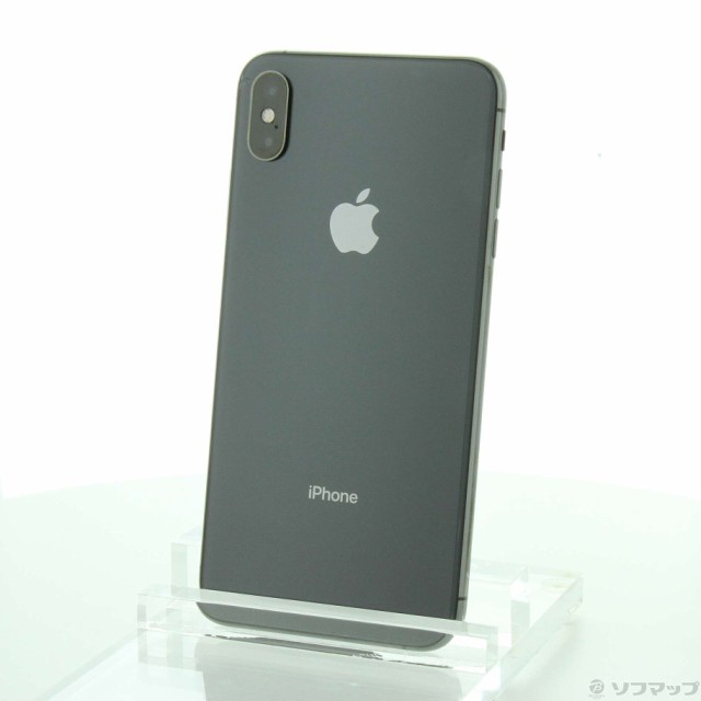 (中古)Apple iPhoneXS Max 64GB スペースグレイ MT6Q2J/A SIMフリー(349-ud)