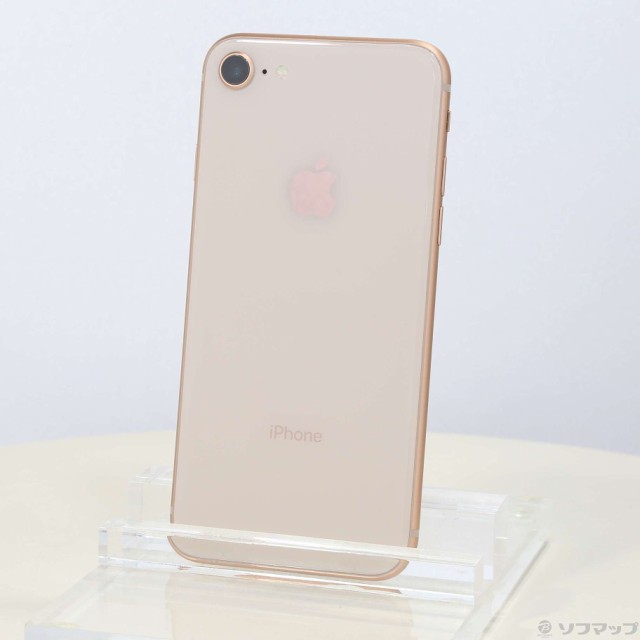 (中古)Apple iPhone8 64GB ゴールド MQ7A2J/A SIMフリー(252-ud)