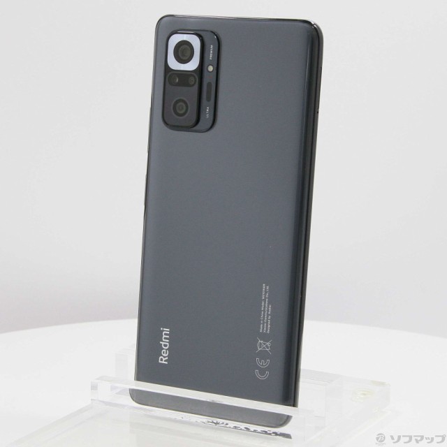 ()XIAOMI Redmi Note 10 Pro 128GB オニキスグレー REDMINOTE10PRO SIMフリー(344-ud)