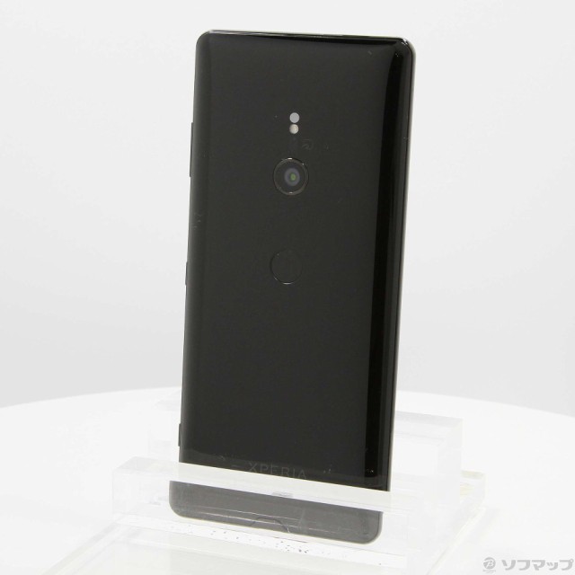 (中古)SONY Xperia XZ3 64GB ブラック SOV39 auロック解除SIMフリー(352-ud)