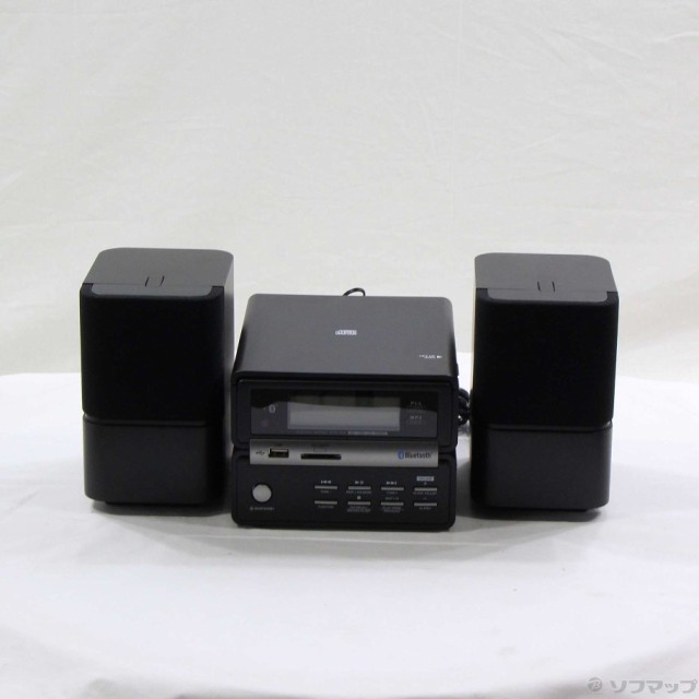 (中古)aiwa (展示品) ミニコンポ XR-BU30B ブラック(377-ud)