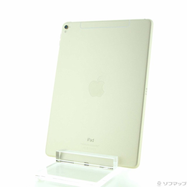 (中古)Apple iPad Pro 9.7インチ 128GB ゴールド MLQ52J/A auロック解除SIMフリー(348-ud)