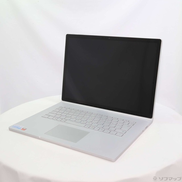 (中古)Microsoft Surface Book 2 (Core i7/16GB/SSD512GB) FUX-00010 シルバー (Windows 10)(349-ud)