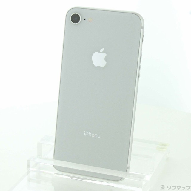 (中古)Apple iPhone8 64GB シルバー MQ792J/A SIMフリー(348-ud)