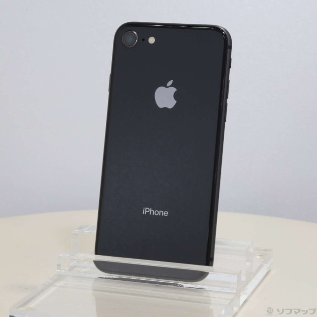 (中古)Apple iPhone8 64GB スペースグレイ MQ782J/A SIMフリー(269-ud)