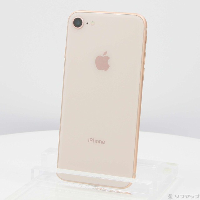 (中古)Apple iPhone8 64GB ゴールド MQ7A2J/A SIMフリー(348-ud)