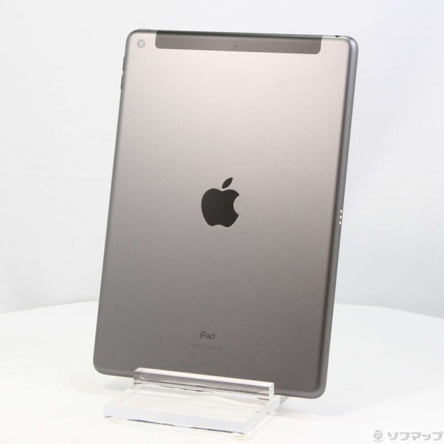 (中古)Apple iPad 第9世代 64GB スペースグレイ MK473J/A SIMフリー(349-ud)