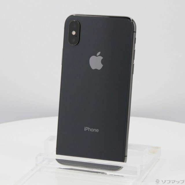 (中古)Apple iPhoneX 256GB スペースグレイ NQC12J/A SIMフリー(247-ud)