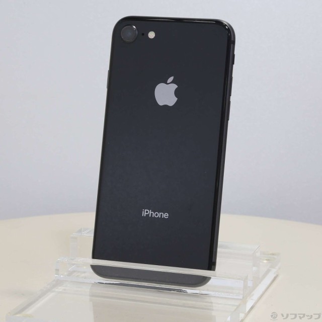 (中古)Apple iPhone8 64GB スペースグレイ MQ782J/A SIMフリー(252-ud)