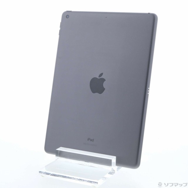 (中古)Apple iPad 第7世代 128GB スペースグレイ MW772J/A Wi-Fi(385-ud)