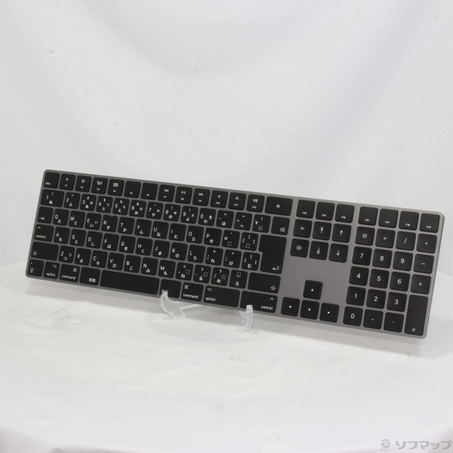 (中古)Apple Magic Keyboard (JIS/テンキー付き) スペースグレイ MRMH2J/A(297-ud)