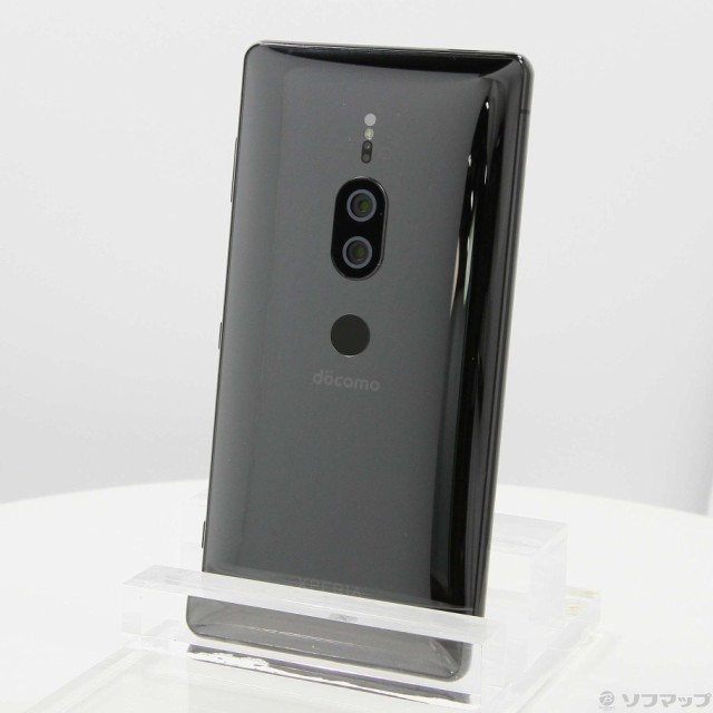 中古)SONY Xperia XZ2 Premium 64GB クロムブラック SO-04K docomo 