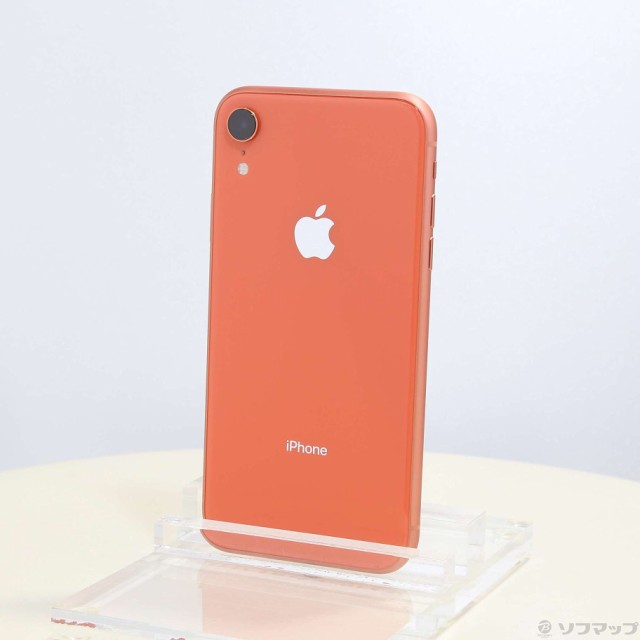 (中古)Apple iPhoneXR 64GB コーラル MT0A2J/A SIMフリー(262-ud)