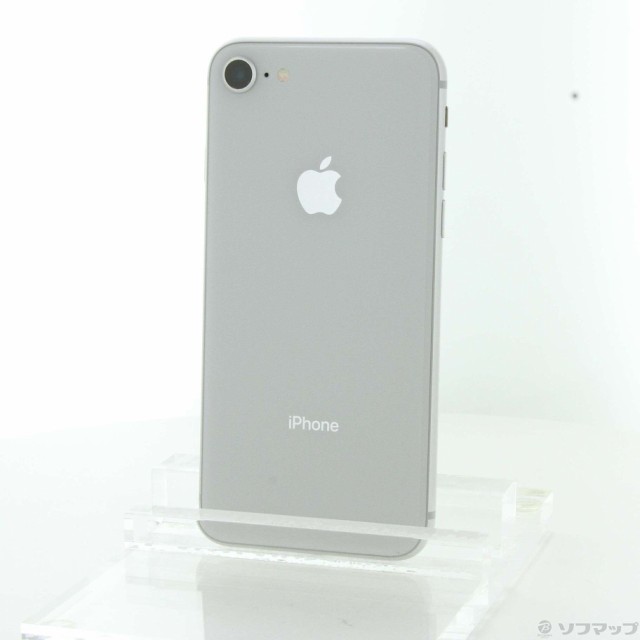 (中古)Apple iPhone8 64GB シルバー MQ792J/A SIMフリー(252-ud)