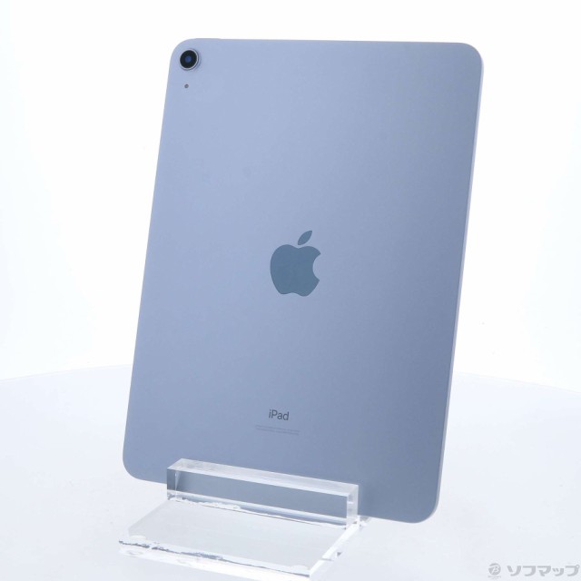 (中古)Apple (展示品) iPad Air 第4世代 64GB スカイブルー 3H185J/A Wi-Fi(348-ud)