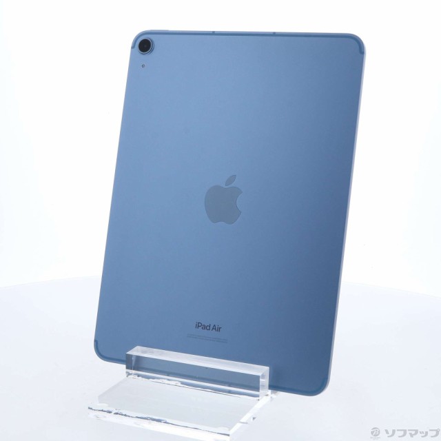 (中古)Apple (展示品) iPad Air 第5世代 64GB ブルー 3J982J/A SIMフリー(348-ud)