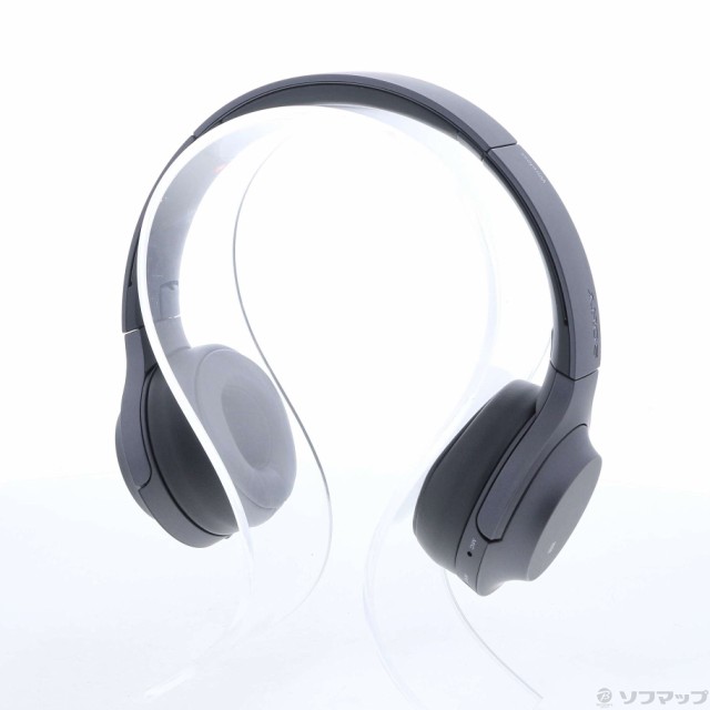 (中古)SONY h.ear on 2 Mini Wireless WH-H800 B グレイッシュブラック(377-ud)