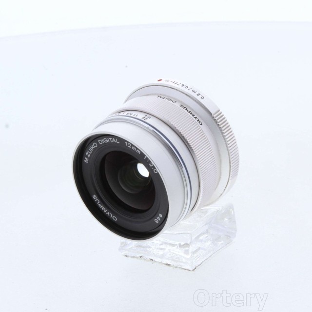 (中古)OLYMPUS M.ZUIKO DIGITAL ED 12mm F2.0 (レンズ/シルバー)(348-ud)