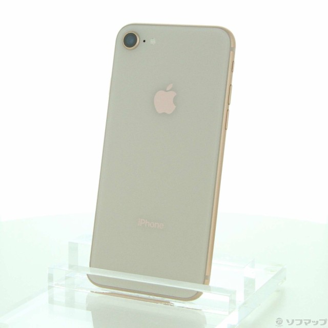 (中古)Apple iPhone8 64GB ゴールド NQ7A2J/A SIMフリー(262-ud)