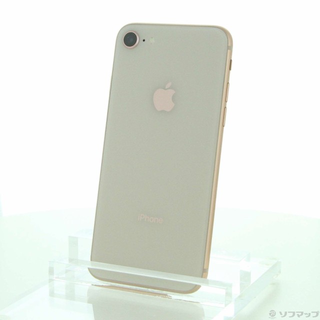 (中古)Apple iPhone8 64GB ゴールド MQ7A2J/A SIMフリー(262-ud)