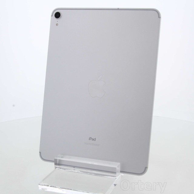 (中古)Apple iPad Pro 11インチ 256GB シルバー MU172J/A auロック解除SIMフリー(344-ud)