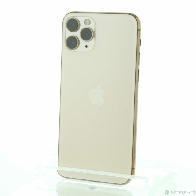 (中古)Apple iPhone11 Pro 64GB ゴールド MWC52J/A SIMフリー(247-ud)