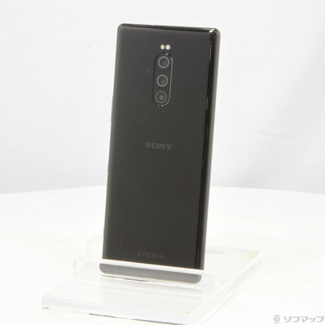 (中古)SONY Xperia 1 128GB ブラック J9110JP SIMフリー(276-ud)